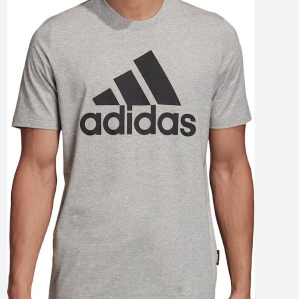 Adidas Gray Logo T-Shirt